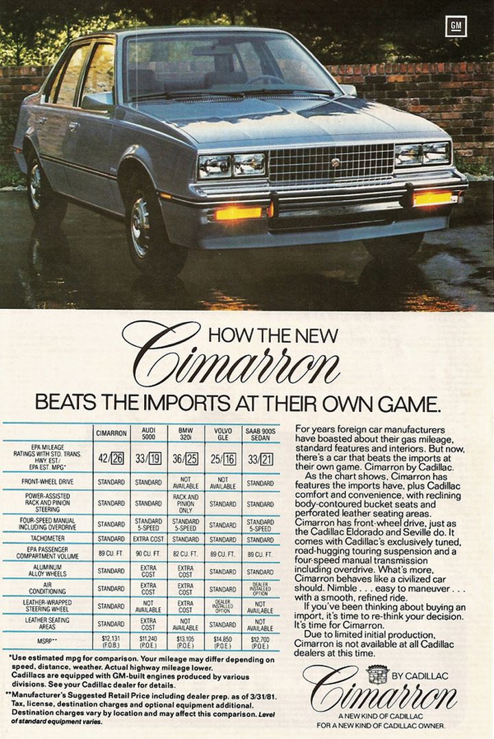 1982 Cadillac 8